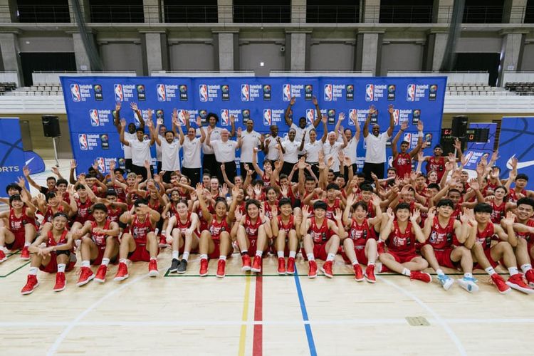 Seluruh peserta Basketball Without Borders Asia 2019