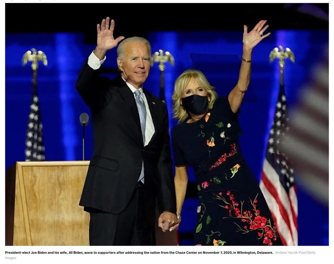 Dipakai Jill Biden, Gaun Seharga Rp 80 Juta Ini Ludes Terjual