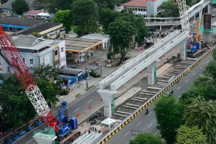 LRT Jakarta Velodrome-Manggarai.