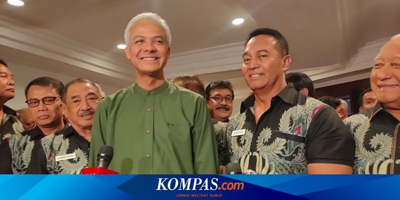 Sambil Tunjuk Andika Perkasa di Sampingnya, Ganjar: Cocok Enggak Ini?