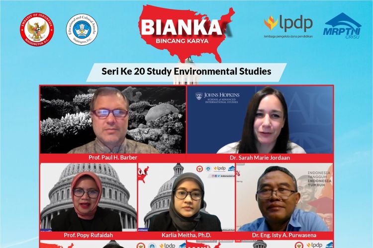 Webinar Bincang Karya (Bianka) ke-20 yang bertema lingkungan hidup. 