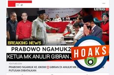 [VIDEO] Hoaks! Ketua MK Anwar Usman Anulir Gibran sebagai Cawapres