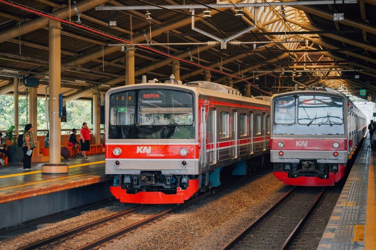 9 Perjalanan KRL Bogor-Jakarta Terganggu Imbas Pohon Tumbang di Stasiun UI
