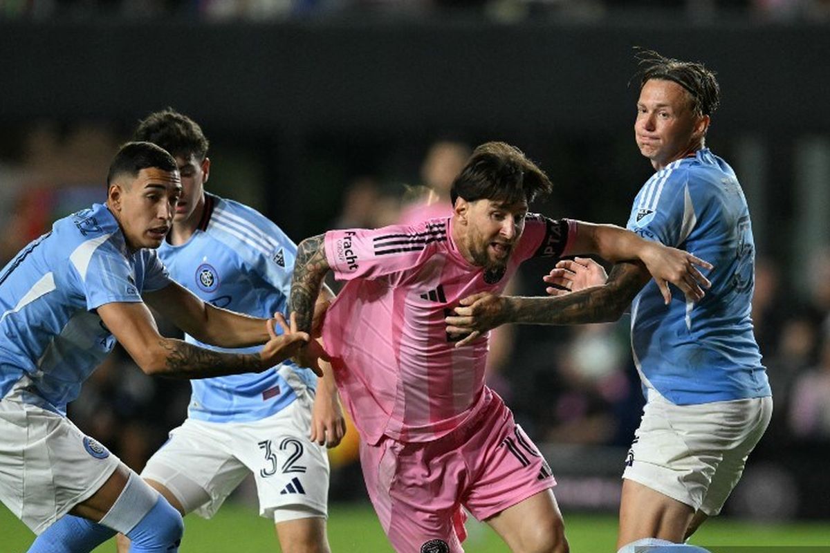 Inter Miami Vs New York City FC 2-2: Dua Assist Messi Selamatkan The Herons