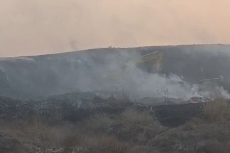 TPA Jatibarang Semarang Terbakar, Beberapa Titik Masih Keluar Asap