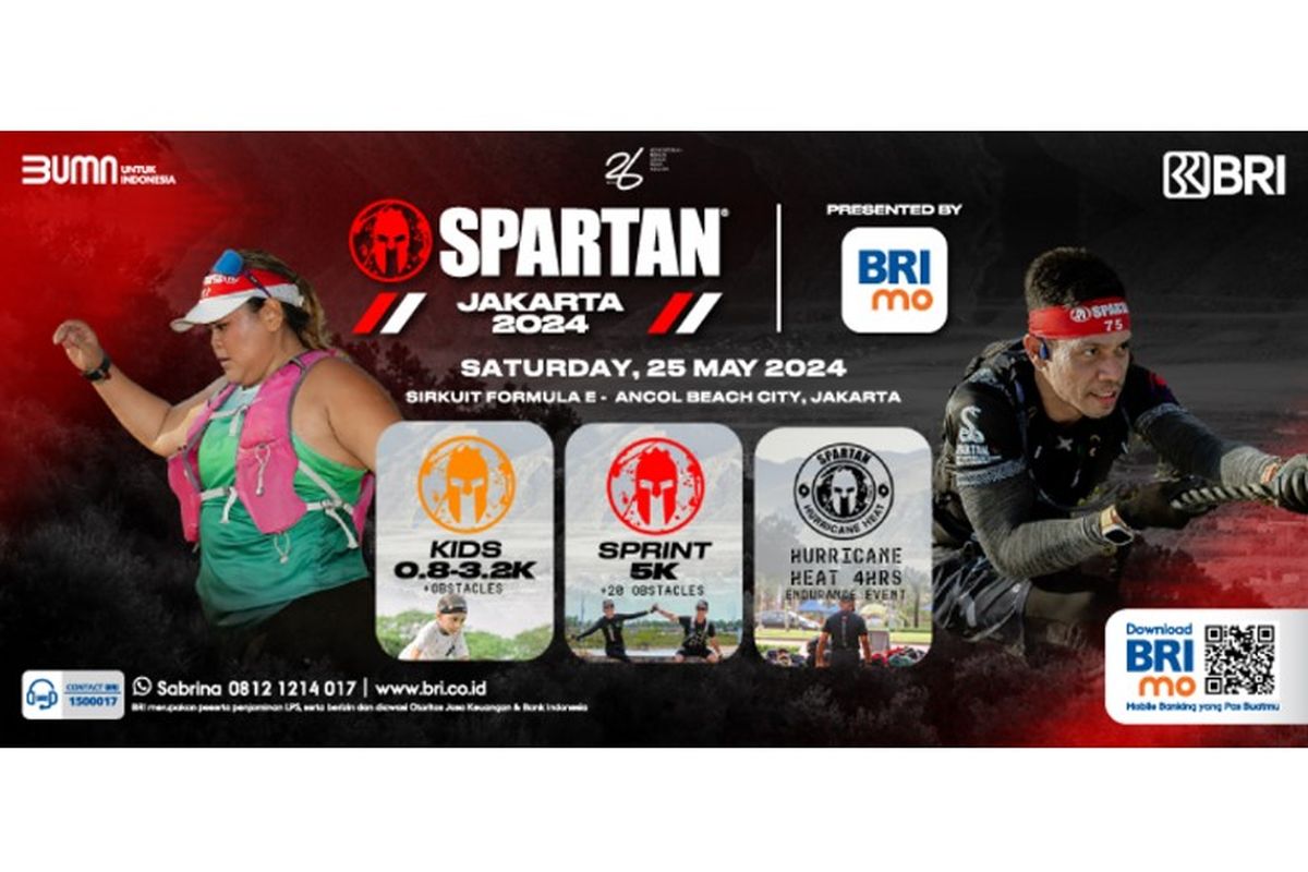 Promo BRI di acara Spartan Race