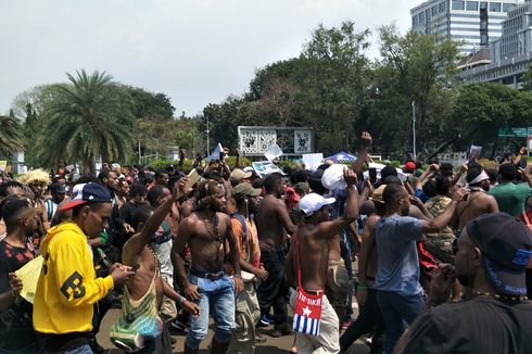 Mahasiswa Papua Bubar dari LBH Jakarta, Mereka Demo Lagi Pekan Depan