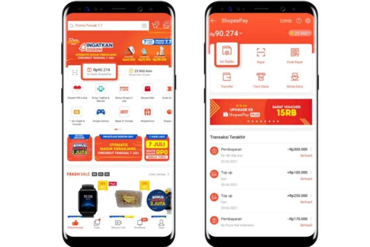 Cara mengisi ShopeePay lewat BSI Mobile dan virtual account bank lain dengan mudah