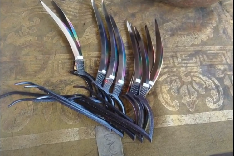 [Tangkapan Layar] senjata tradisional Taji ayam 