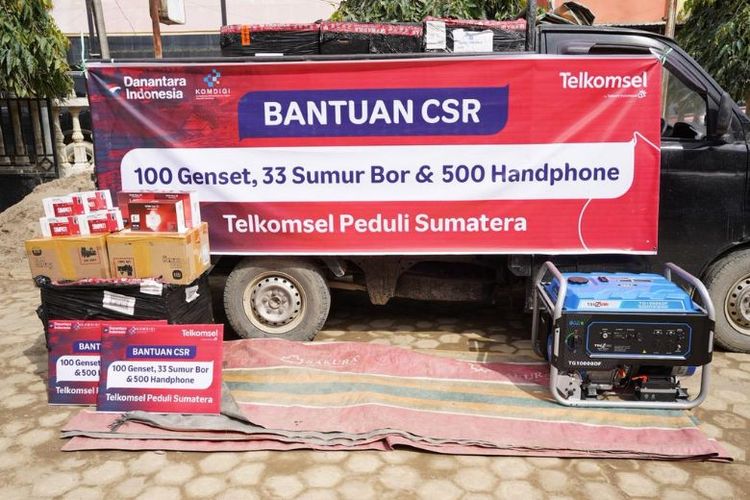 TelkomGroup pulihkan jaringan dan salurkan bantuan kemanusiaan di Aceh Tamiang. 