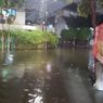 Jalan Bank II Mampang Prapatan Terendam Banjir 20 Sentimeter