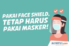INFOGRAFIK: Pakai Face Shield, Tetap Harus Kenakan Masker!