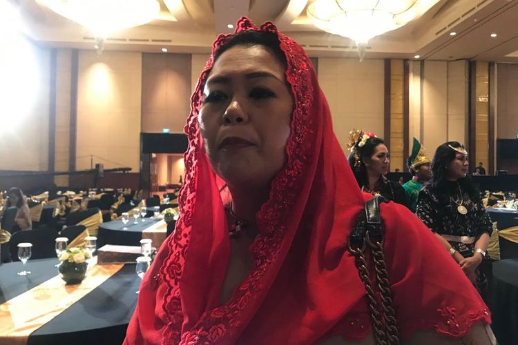 Aktivis Yenny Wahid, putri kedua mendiang Gus Dur, ketika ditemui di Hotel Ritz Carlton, SCBD, Jakarta, Minggu (22/12/2019).