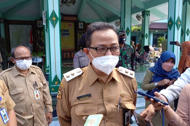 Wakil Wali Kota Yogyakarta, Heroe Poerwadi, saat ditemui di Kemantren Mergangsan Senin (24/1/2022).