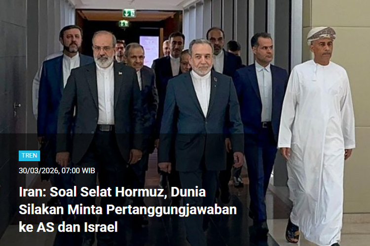 [POPULER TREN] Iran Salahkan AS-Israel soal Krisis Energi | Biaya Lewati Selat Hormuz
