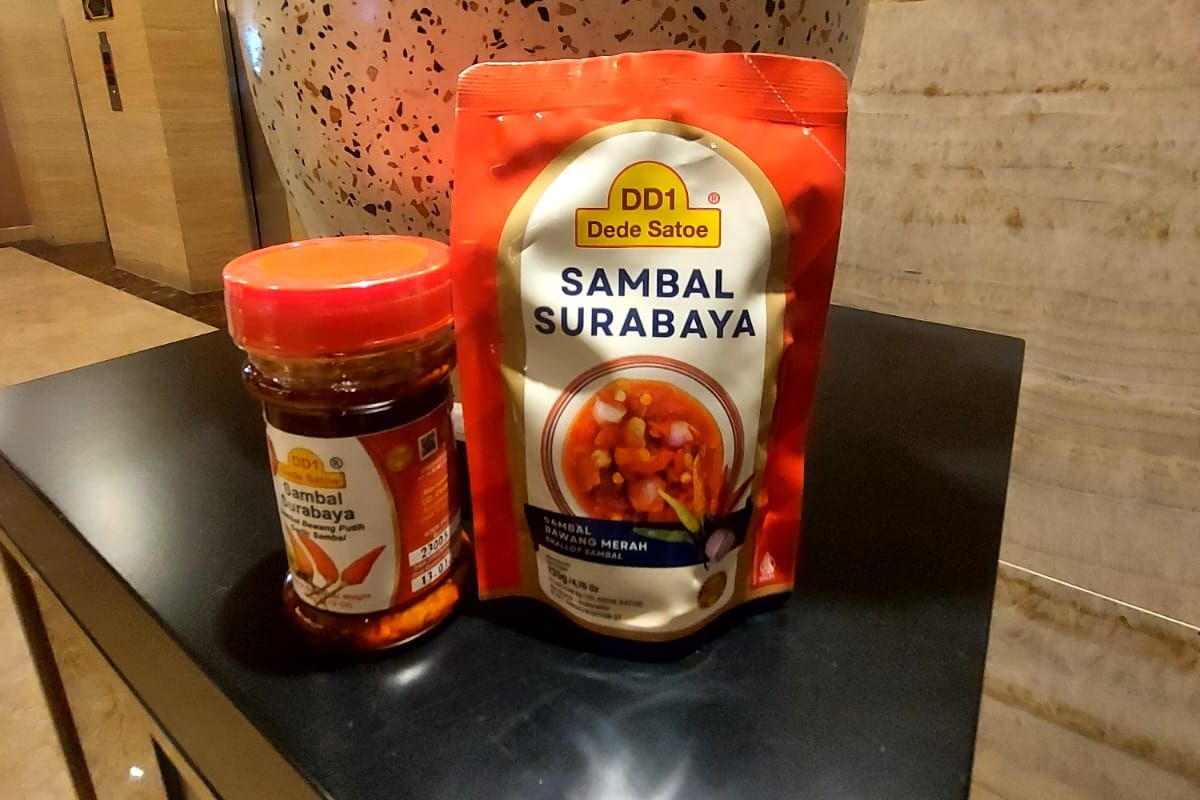 Sejumlah varian sambal Dede Satoe