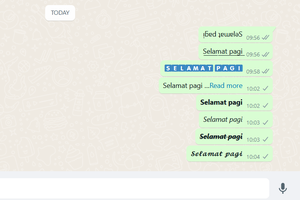 15 Cara Membuat Tulisan Unik di WhatsApp Tanpa Aplikasi, Mudah dan Lengkap