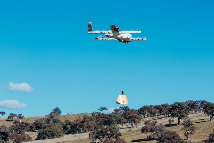 Alphabet menguji coba drone untuk mengirimkan makanan Meksiko di Australia.