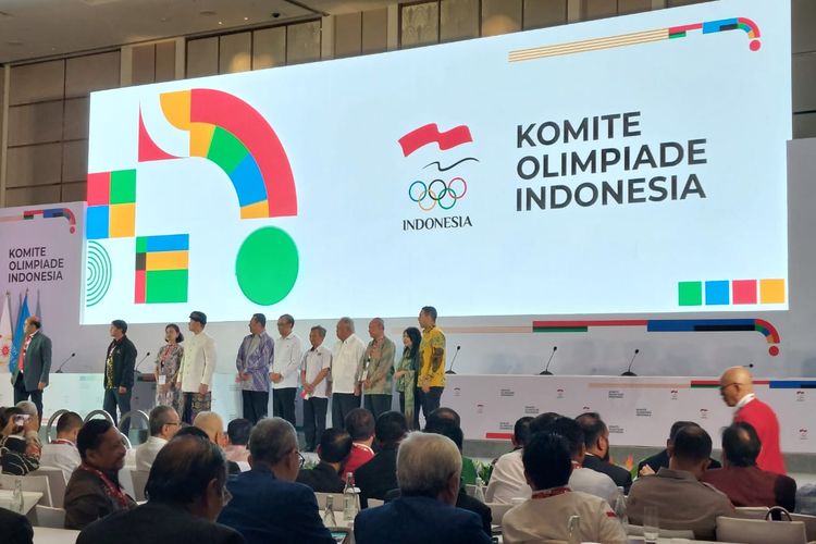 Pembukaan Rapat Anggota Komite Olimpiade Indonesia (KOI) di Hotel Fairmont, Jakarta, Senin (6/3/2023). (KOMPAS.com/Farahdilla Puspa)