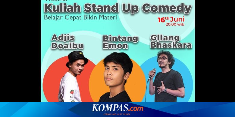 Adjis Doaibu Hingga Bintang Emon Siap Bongkar Cara Cepat Bikin Materi Stand Up Comedy Halaman All Kompas Com