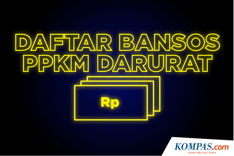 Daftar Bansos PPKM Darurat