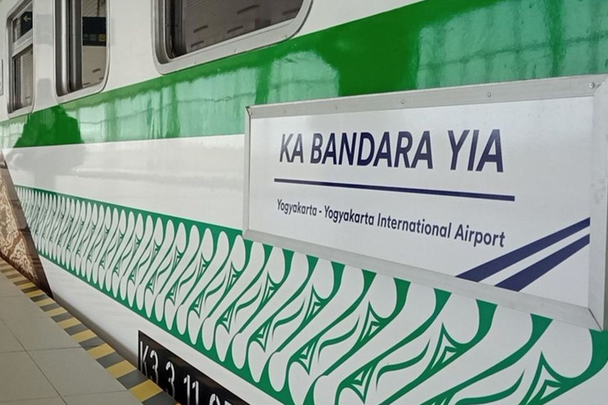 Jadwal terbaru KA Bandara YIA dari Stasiun Tugu Yogyakarta menuju Bandara YIA.