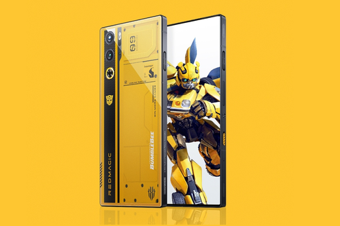 Red Magic 9 Pro Plus Edisi Transformer Resmi, Tampang Mirip Karakter Bumblebee