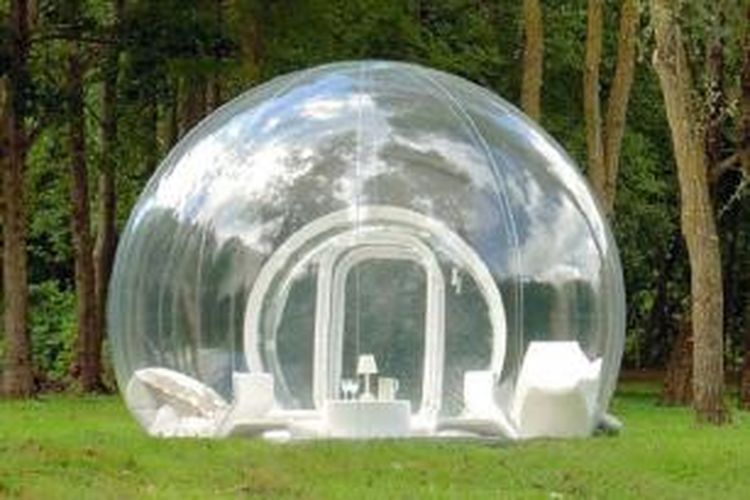 Dengan rumah gelembung ini, siapapun bisa memiliki ruang khusus di taman yang cocok bagi anak-anak atau orang dewasa.