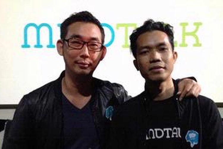 Duo pendiri MindTalk, Danny Oei Wirianto dan Robin Marufi