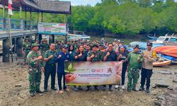 QNET dan Kodim 1611 Badung Lanjutkan Upaya Pelestarian Hutan Mangrove di Bali