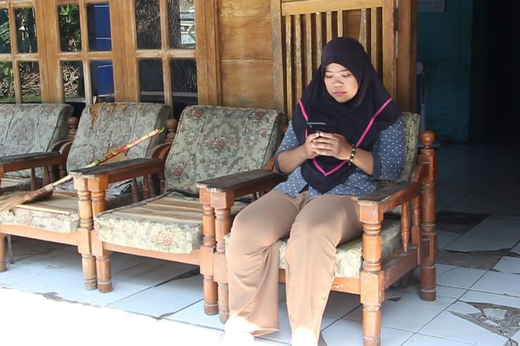 Sri Naning Wahyu Kurniawati, eks TKI yang belasan tahun bekerja di Arab Saudi saat ditemui wartawan di rumahnya, Desa Plosorejo, Kecamatan Banjarejo, Kabupaten Blora, Jawa Tengah, Rabu (14/6/2023)