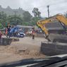 Jalinsum di Bandar Lampung Kembali Terendam Banjir, Median Jalan Dijebol untuk Atasi Genangan