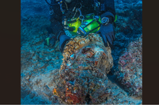 Kepala Marmer Hercules Ditemukan di Situs Kapal Karam Kuno Terkaya di Dunia Antikythera