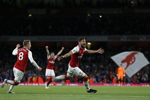 Hasil Liga Inggris, Arsenal Tekuk Leicester Setelah 2 Kali Tertinggal