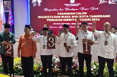 Ini Nomor Urut Faldo-Fadlin, Amarullah-Bonnie, dan Sachrudin-Maryono di Pilkada Tangerang 2024