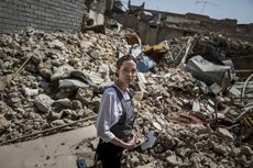 Jadi Utusan Khusus Badan Pengungsi PBB, Angelina Jolie Kunjungi Mosul