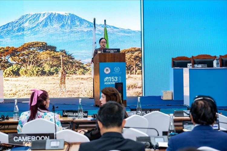 Di Sidang IPU Ke-153, Puan Maharani Soroti Peran Parlemen Wujudkan Tata Kelola Pemerintahan yang Adil