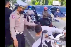 Video Viral Siswa SMP di Sidoarjo Maki Polisi Ditegur Tak Pakai Helm