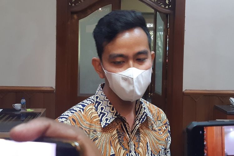 Wali Kota Solo Gibran Rakabuming Raka di Solo, Jawa Tengah, Kamis (22/12/2022).