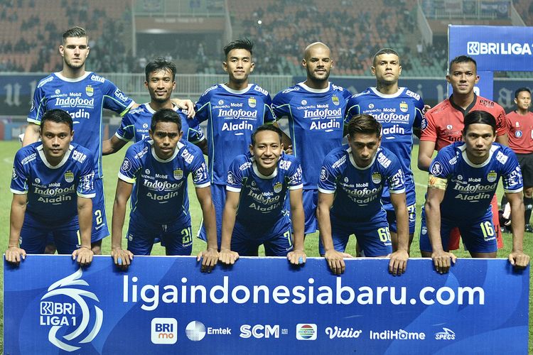 Starting eleven Persib Bandung vs Bhayangkara FC dalam laga tunda pekan ke-18 Liga 1 2022-2023, Jumat (24/3/2023) di Stadion Pakansari, Cibinong, Kabupaten Bogor.
