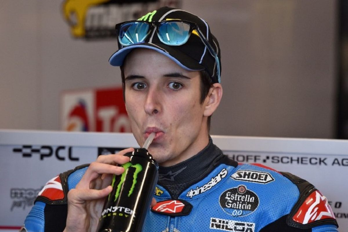 Alex Marquez, adik dari Marc Marquez, yang kini berlomba di Moto2. 