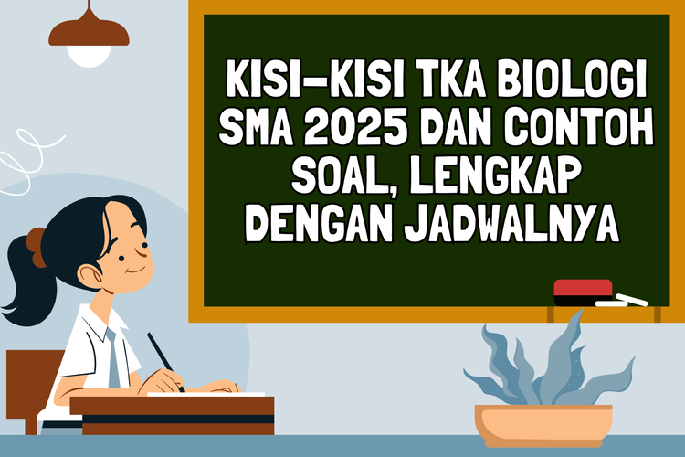 Ilustrasi Kisi-kisi TKA Biologi SMA 2025 dan Contoh Soalnya, Lengkap dengan Jadwalnya 