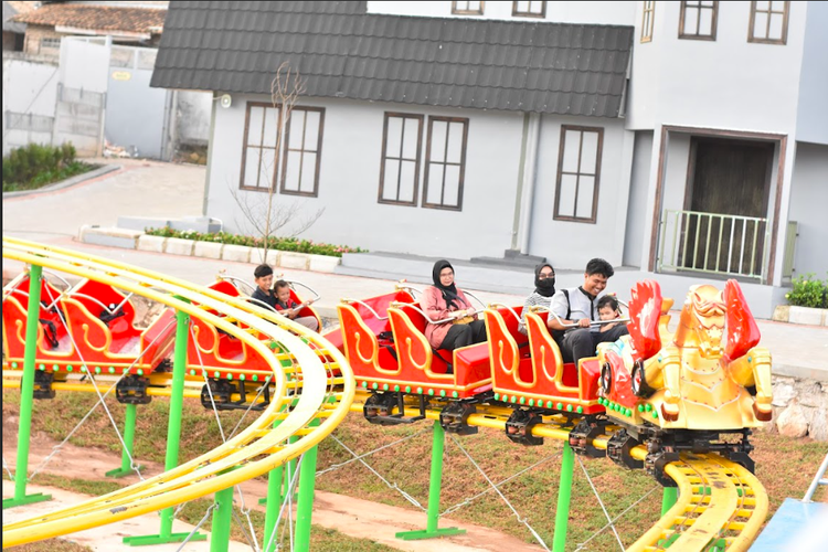 Salah satu wahana di Krakatau Park di Lampung, theme park yang menawarkan 21 wahana edukasi dan permainan