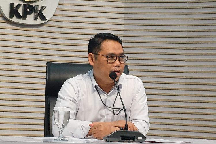 Plt Deputi Penindakan KPK, Asep Guntur Rahayu di Gedung Merah Putih, Jakarta, Rabu (9/7/2025).