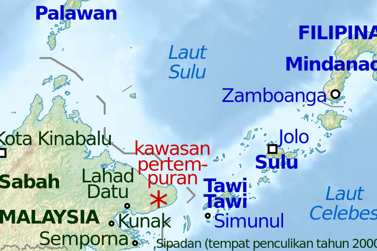 Peta Lahad Datu