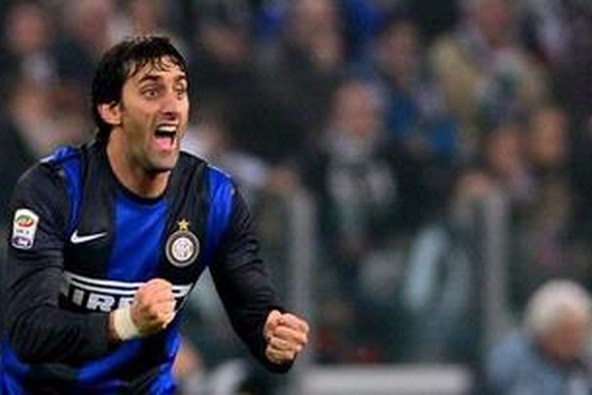 Striker Inter Milan, Diego Milito.
