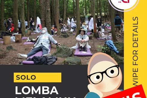 Unik, Lomba Melamun Digelar di Kota Solo