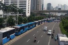 Selama Libur Lebaran, 3,5 Juta Warga Naik Transjakarta