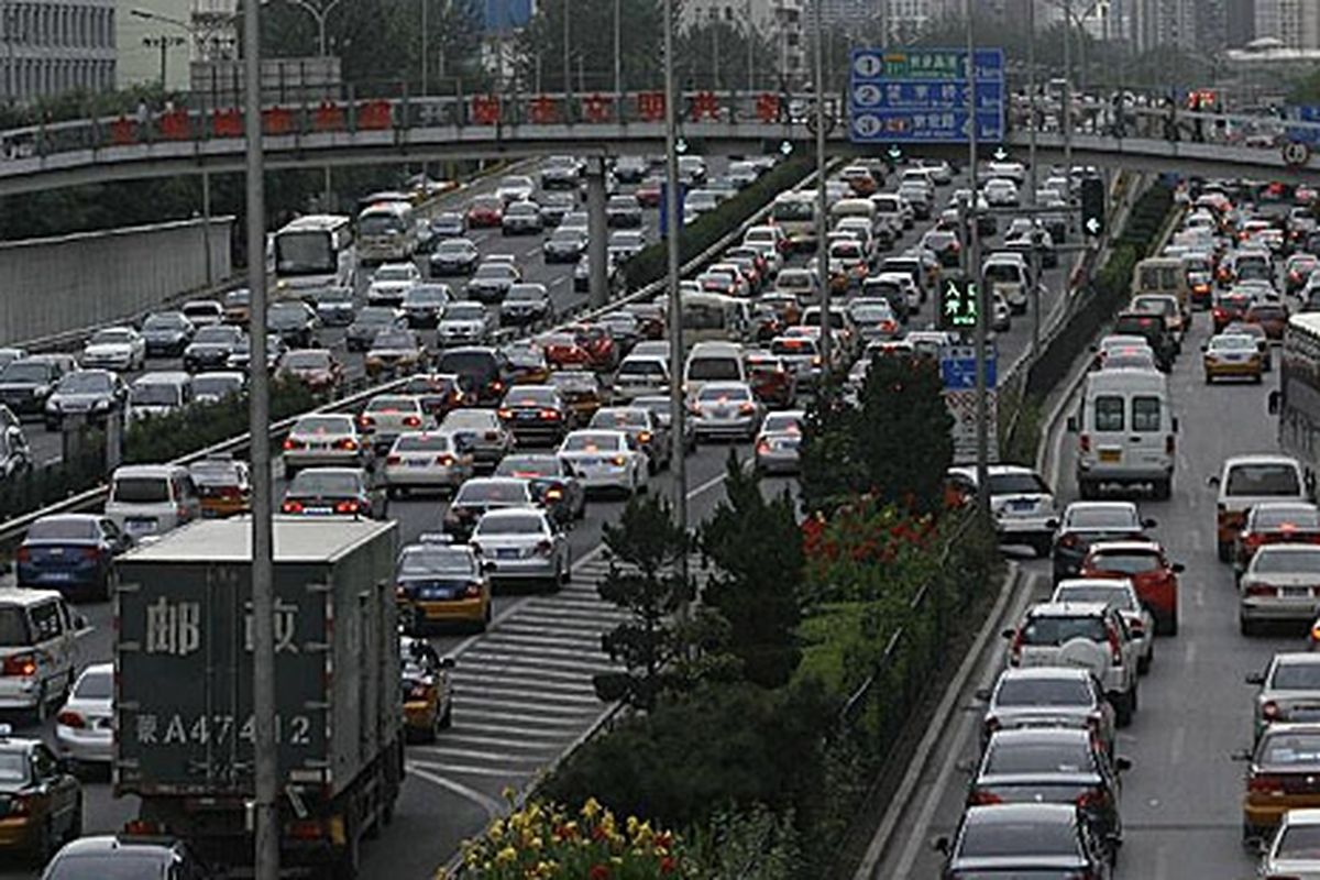Lalu lintas di Beijing