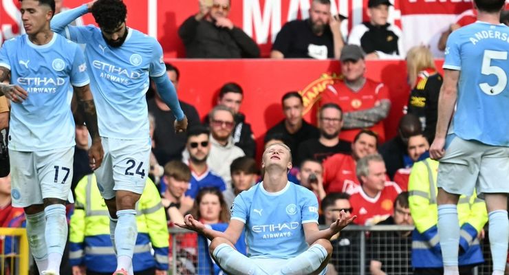Hasil Man United Vs Man City 0-1: Haaland Ukir Rekor Gol Derbi Manchester